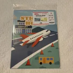 3COINS JALコラボ 空港 シールブック　日本航空のサムネイル