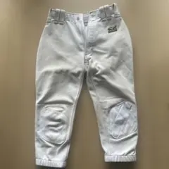 Mizuno 野球ズボン 膝パッド付き ホワイトパンツ SS 150