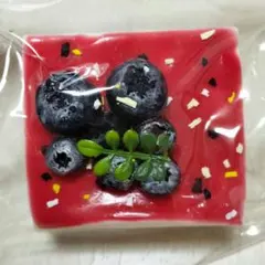 ♡新品未使用♡純泥ブルーベリーチーズケーキ♡もちもち感触♡リアルスクイーズ♡