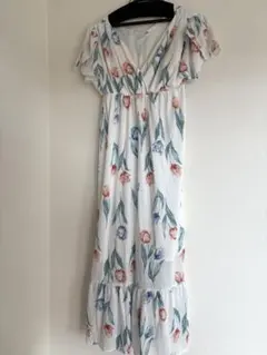 gelato pique/ フラワープリント カップ付きワンピース