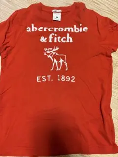 abercrombie & fitch Tシャツ Mサイズ 赤