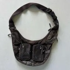 art-berg leather shoulder bag grange y2k