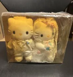 キティちゃん&ダニエル結婚式 ウェディングドール ぬいぐるみ桂由美