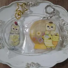 ガチャ mofsand サンリオ ポムポムプリン コラボ アクリルキーホルダー