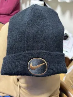 Nike 90s ニット帽 黒 フリーサイズ ニット キャップ ビーニー y2k