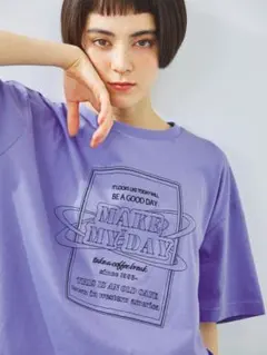 セール！新品♪Samansa Mos2　[接触冷感]刺繍ロゴアソートTシャツ