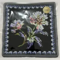 FELLER フェイラー 新品 花柄 シュニール織りハンカチ