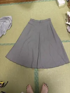 値下げしました！IMPERIAL 千鳥格子柄フレアスカート Mサイズ