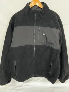 ◆New Era ニューエラ ボアフリースジャケット XXL ブラック