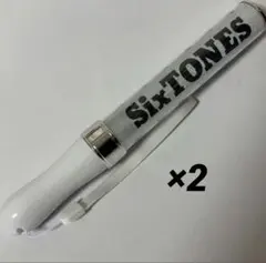 2本セット チェンエラ ペンライト sixtones シルバー