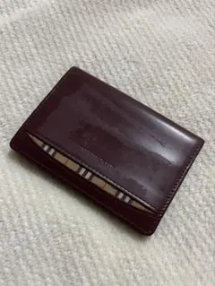 BURBERRY レザー カードケース 汚れあり