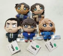 名探偵コナン マスコット コナン＆千速＆重悟 全3種セット&2種計5個