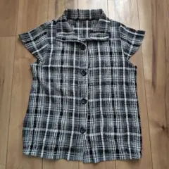 チェックシャツ半袖