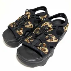 美品☆NIKE エアマックス ココサンダル ブラック レオパード ヒョウ柄 23