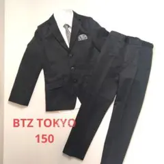 BTZ TOKYO フォーマルスーツ 3点セット 150A ブラック ストライプ