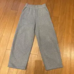 美品☆UNIQLOユニクロ・C☆スウェットワイドパンツ☆XS・グレー（濃いめ）