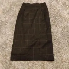 【LOWRYSFARM】チェックタイトスカート