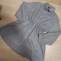 LoveToxic チェック柄長袖ワンピース