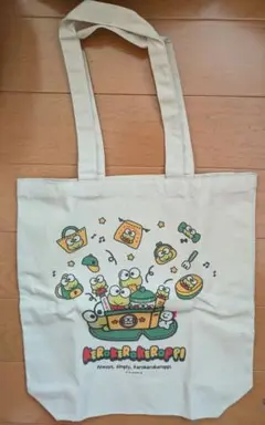 【A4、未使用】 けろけろけろっぴ トートバッグ 【期間限定おまけ付き】