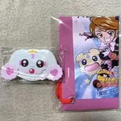 （新品未開封）ふたりはプリキュア ルルパクト　コーム&ミラー　ナップサック