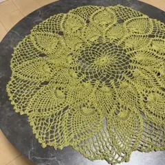 レース　編み物　ドイリー　祖母の手作り　ハンドメイド　インテリア
