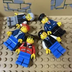 164.LEGO ミニフィグ レゴ フィギュア CITY 5体まとめて