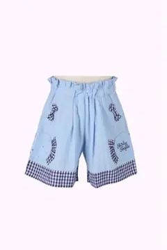 新品 シャーリーたテンプル シャンブレー ギンガムチェックパンツ 80cm