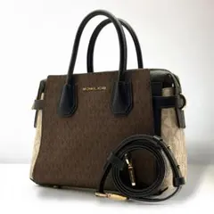 美品✨MICHAELKORS MERCER トップジップ ベルテッド サッチェル
