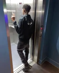 最終値下げ✨　PLAY COMME des GARÇONS トラックジャケットSのサムネイル