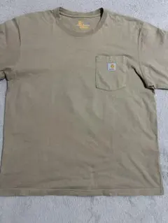 Carhartt K87 ポケットTシャツ Lサイズベージュ DES USA規格のサムネイル