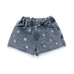 ブリーズ　花柄　刺繍　ショートパンツ