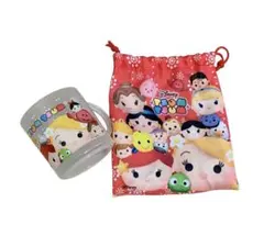 Disney Tsum Tsum コップと巾着袋セット