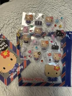 未開封 Hello Kitty 立体シール サンリオ ポーチ付き