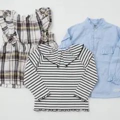 【3枚セット】ブランシェス キッズ トップス 女の子用 100 110cm