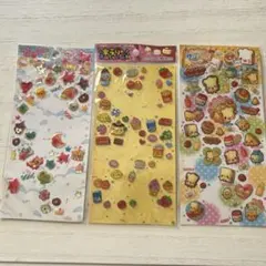 平成レトロ ぷっくりシール 3点セット 当時物