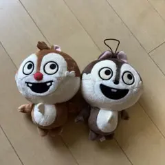 チップとデール　ぬいぐるみマスコット