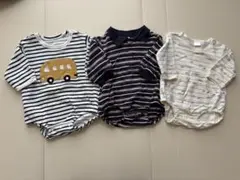 秋冬ロンパース 3点セット まとめ売り　70cmのサムネイル
