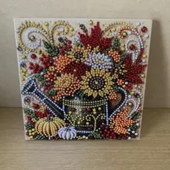 ダイヤモンドアートキット 20×20cm 秋、かぼちゃ、ハロウィン
