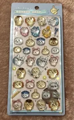 ボンボンドロップシール ちいかわ　 みんな ニコニコ 第2弾
