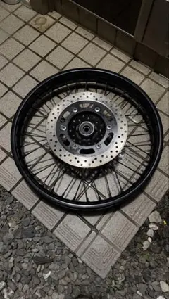 250TR フロントホイール　センター出し済み&スポーク磨き済み 250TR フロントホイール センター出し済み&スポーク磨き済み - メルカリ