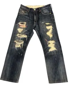 Levi's 505ダメージデニムパンツ　W34L32