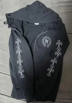 【美品】エッグプラント ジップパーカー Sサイズ 黒