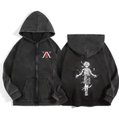 ハンターハンター　ヴィンテージ加工　パーカー　ロンT 長袖　XS〜XXL