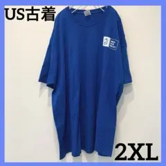 US古着 アメリカ古着 JERZEES 半袖Tシャツ ブルー 2XL ビッグT