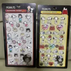 スヌーピー ボンボンドロップシール2枚