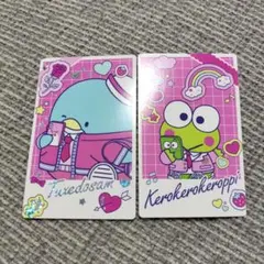 サンリオキャラクターズ カードコネクト コナミ タキシードサム レア＋ケロッピー