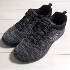 SKECHERS ブラック/グレー スニーカー