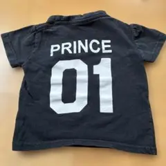 PRINCE 01 プリント Tシャツ ブラック XS
