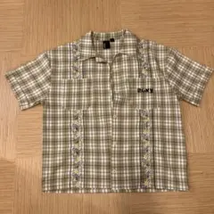 ロキシー　半袖チェックシャツのサムネイル