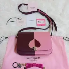 ✨タグ付き✨ ケイトスペード ニコラ バイカラー スモール フラップ ショルダー